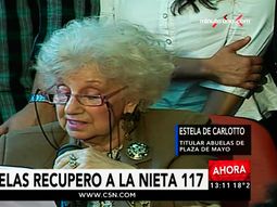 estela de carlotto: bienvenida nieta 117, y por muchos nietos mas estela de carlotto: bienvenida nieta 117, y por muchos nietos mas