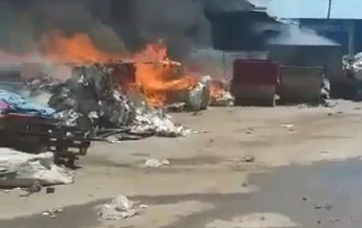 Un galpón de la Ceamse se incendió&nbsp;