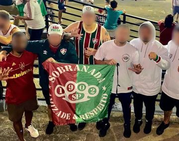 La fuerte advertencia de la barra de Fluminense a los hinchas de Boca: Una piña...
