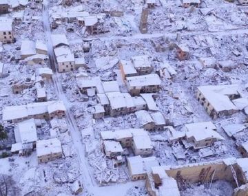 Nevó en el sur de Italia, como preveía el Nostradamus italiano