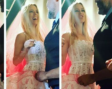 Nicole Neumann, de novia