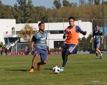 Gabriel Mercado entrena con la Selección - Crédito:&nbsp;@Argentina