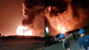 impactante video: asi se sintio la explosion a metros del accidente impactante video: asi se sintio la explosion a metros del accidente