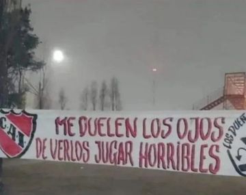 Amenazas en Independiente antes de jugar con Racing: Me duelen los ojos de verlos jugar
