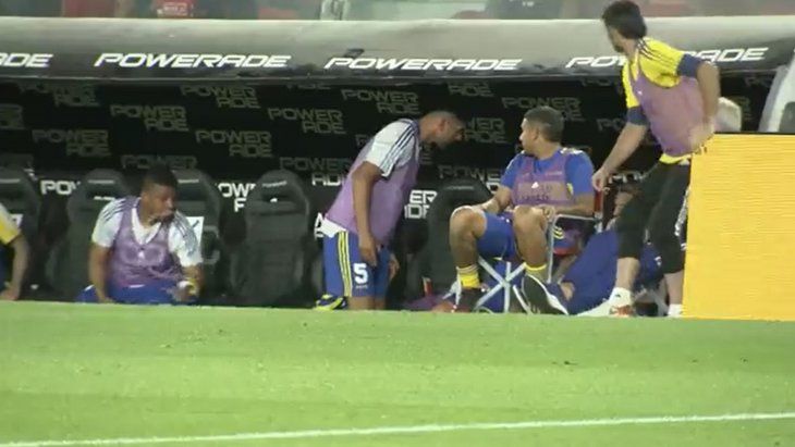 Boca: Cristian Pavón casi se pelea con Zambrano en el banco