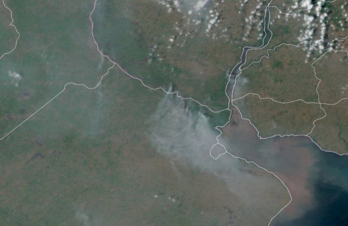 Incendios en el Delta invaden con humo a Buenos Aires