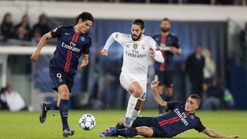 en un flojo partido, el real madrid empato ante el psg en un flojo partido, el real madrid empato ante el psg