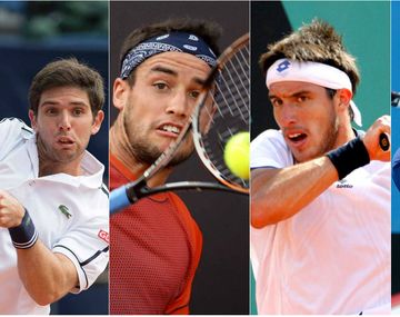 Cuatro argentinos en los cuartos de final de Hamburgo