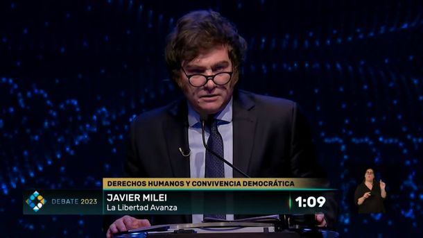 Javier Milei en el debate: “No fueron 30 mil desaparecidos”