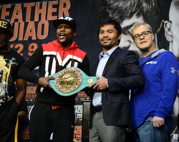 Lo más destacado de las conferencias de los coach de Mayweather y Pacquiao