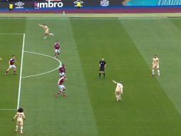 El pase de lujo de Enzo Fernández en el empate de Chelsea vs West Ham