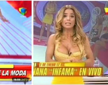 El destape de Marina Calabró en Infama