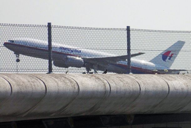 La última foto del avión cuando despegaba de Holanda