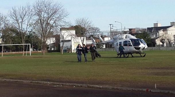 Aníbal recorre las zonas afectadas en Luján