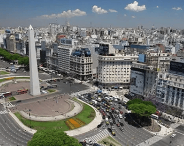 Cómo se vería la Ciudad de Buenos Aires si tuviera montañas. (Foto: Il Porfesional).