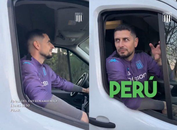 El divertido video de Gabriel Arias en la previa de Racing-Vélez por la Copa Libertadores: Va directo a Perú
