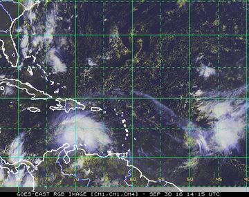 La imagen muestra la fuerza del&nbsp;huracán&nbsp;Matthew