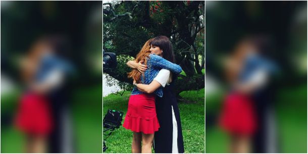 El último abrazo entre Nina y Mara