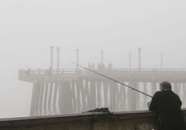 Abundante niebla en la Ciudad de Buenos Aires