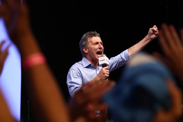 Los festejos de Macri presidente