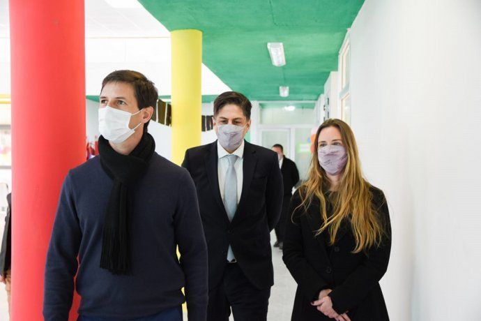 Trotta y el intendente de San Vicente inauguraron un jardín y anunciaron la construcción de una primaria