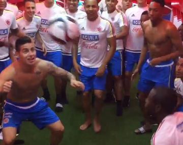 Pura alegría: mirá cómo espera la Selección de Colombia a Argentina