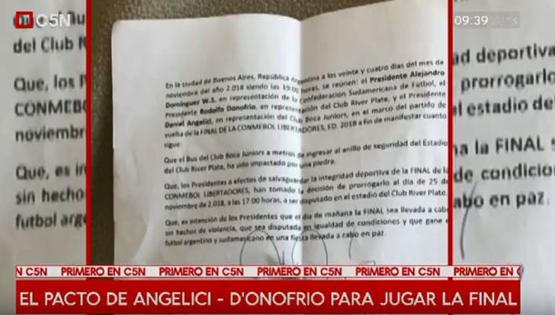 El pacto de caballeros que garantiza que se jugará la Superfinal en el Monumental