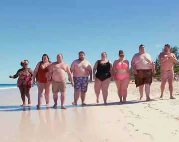 Los participantes del reality show están listos para disfrutar del mar