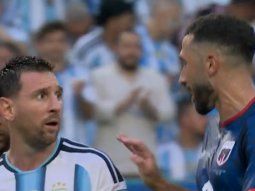 ¿Qué pasó entre Lionel Messi y Pico Lopes de Cabo Verde al cierre del primer tiempo? ¿Qué pasó entre Lionel Messi y Pico Lopes de Cabo Verde al cierre del primer tiempo?