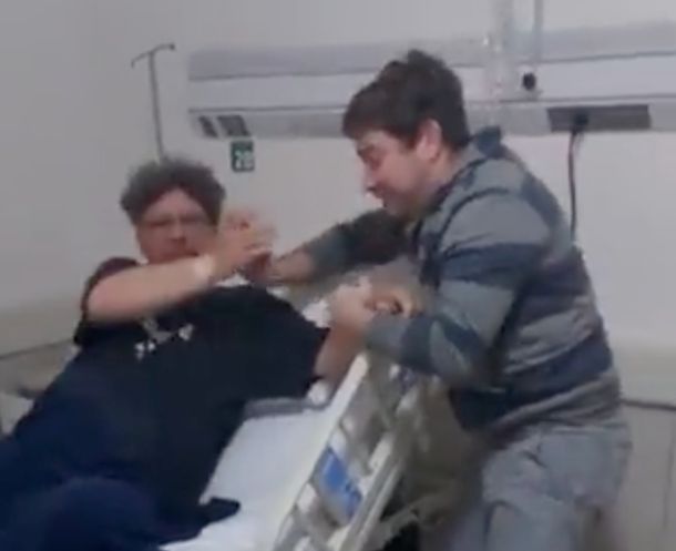 Insólito viral: su pareja y su ex sufrieron un infarto y fueron internados en la misma habitación