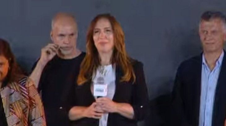 Vidal celebró el triunfo en Ciudad con agradecimientos a Macri, Rodríguez Larreta y Carrió