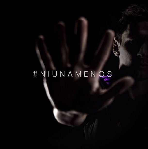 #NiUnaMenos Lionel Messi se suma a la campaña y apoya la marcha