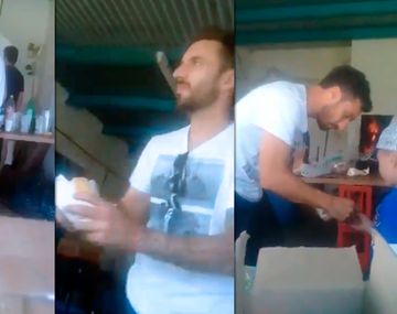 VIDEO: Scocco vende choripanes y se vuelve viral