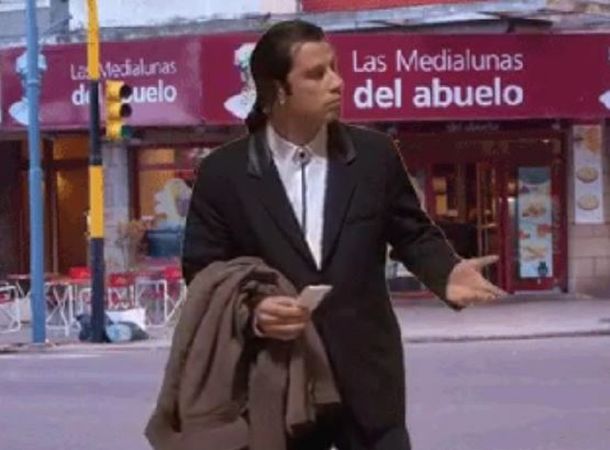 John Travolta vino a la Argentina, comió facturas y los memes inundaron la red