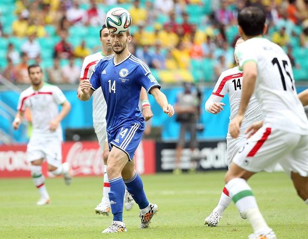 Mirá los goles de Bosnia frente a Irán