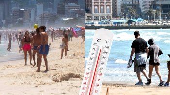 Sube la temperatura del agua en Mar del Plata. Sube la temperatura del agua en Mar del Plata.