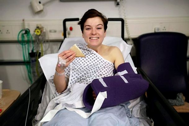 Becky se recuperó pero tuvieron que hacerle un injerto de piel