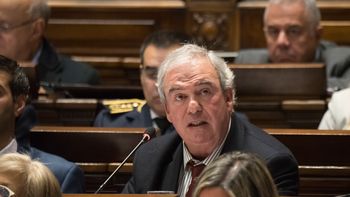 Luis Alberto Heber, senador y exministro del Interior del Uruguay. Luis Alberto Heber, senador y exministro del Interior del Uruguay.