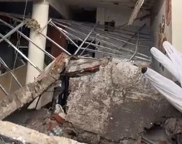 Durísimas imágenes: explosión y derrumbe en un balneario de Mar del Plata