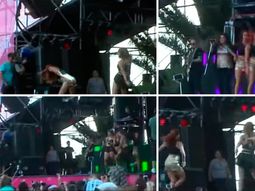 Lali Espósito hizo bailar su pelo en la playa