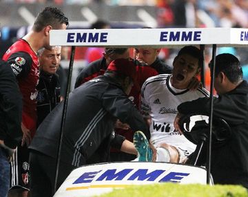 El gesto de dolor del ex arquero de Boca