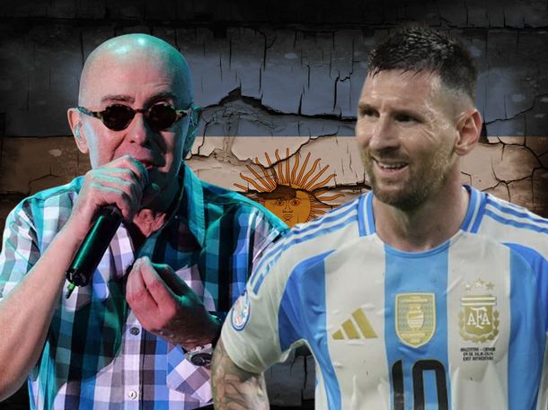 Indio Solari y Lionel Messi