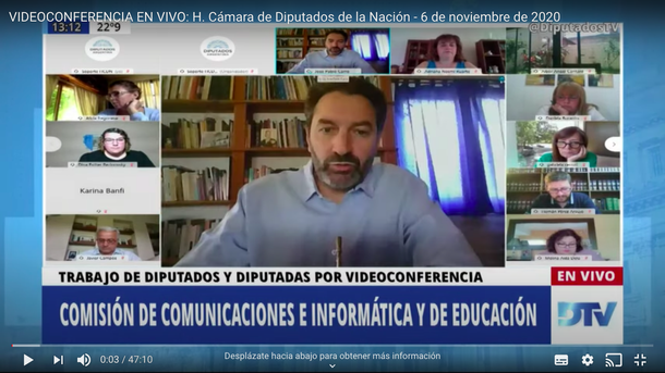 Diputados avanzó en la creación de un plan nacional de conectividad