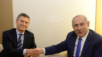 macri se reunio con el primer ministro de israel en davos macri se reunio con el primer ministro de israel en davos