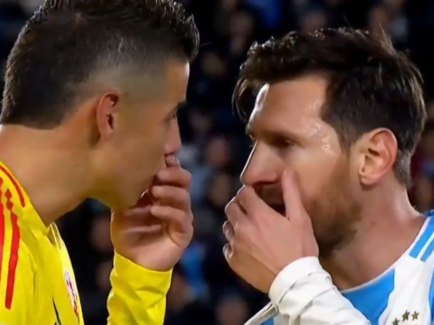 Tenso cruce entre Lionel Messi y James Rodríguez en Argentina vs. Colombia: Hablás mucho