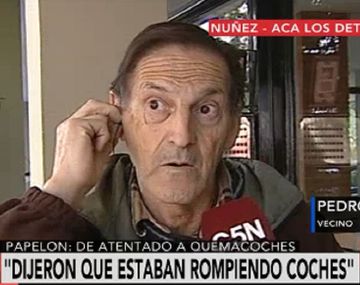 Un vecino también desmintió a Bullrich: Eran quemacoches