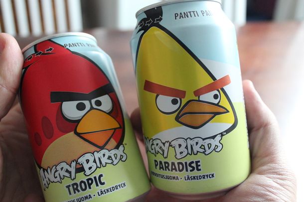 La gaseosa de Angry Birds vende más que Coca-Cola y Pepsi