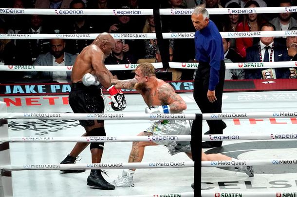 Mike Tyson se lo notó muy cansado en la recta final 