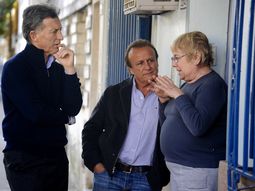 macri junto a del sel en el cierre de campana macri junto a del sel en el cierre de campana