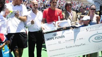 federer y del potro brindaron una clinica de tenis para los ninos federer y del potro brindaron una clinica de tenis para los ninos